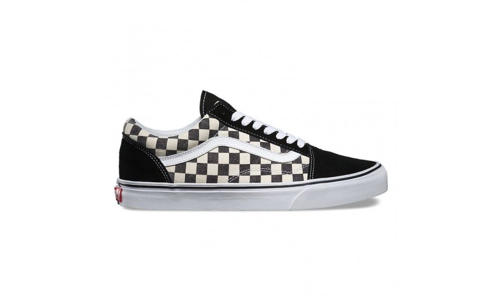 Dark yellow checkered vans best sale